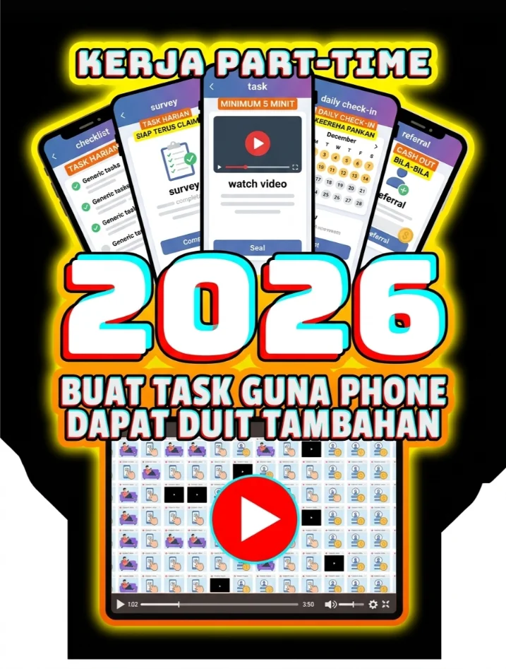 Tugasan online ringkas melalui telefon pintar